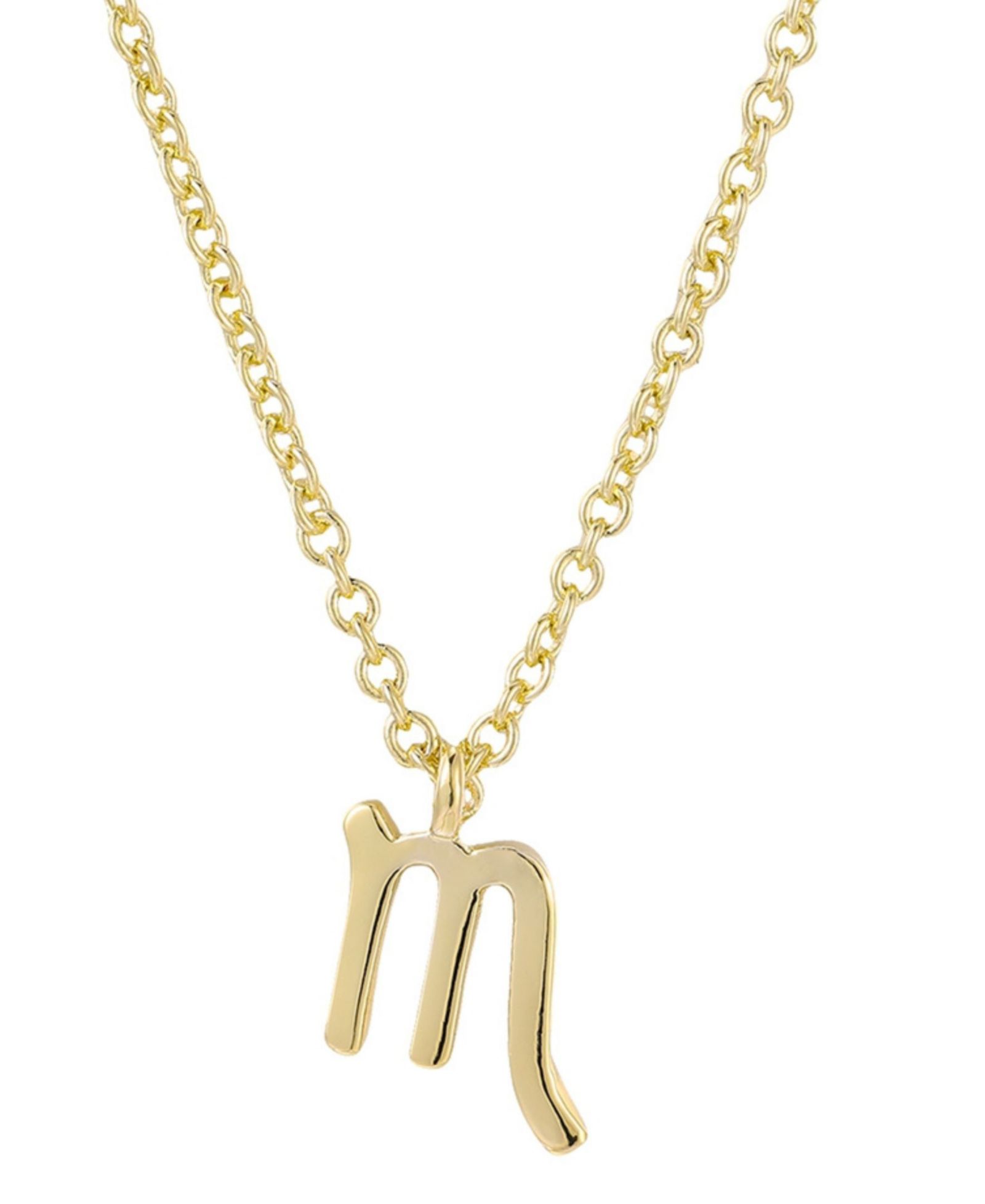 ADORNIA Gold Plated Zodiac Necklace