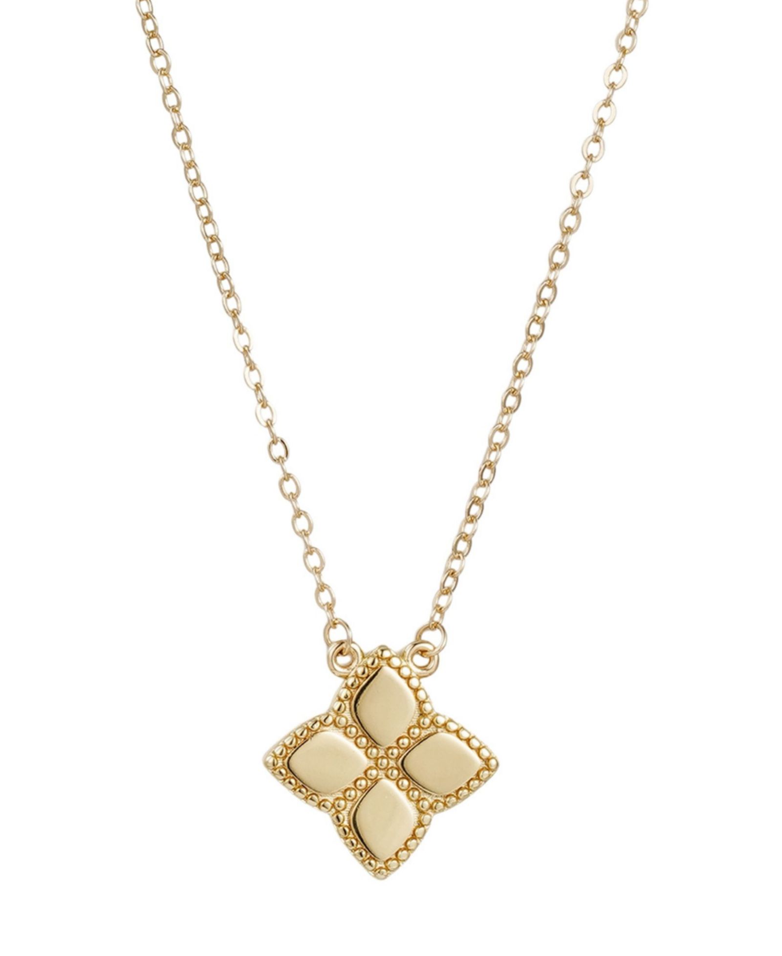 Подвеска ADORNIA Gold Pointed Clover
