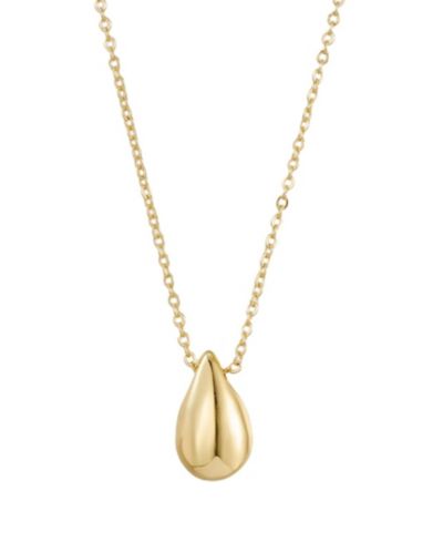 ADORNIA Gold Teardrop Necklace