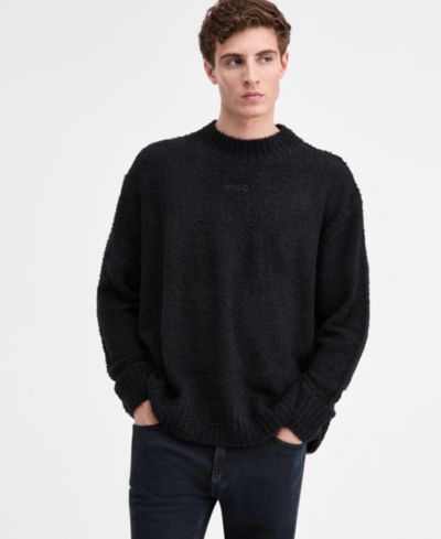 Hugo by Hugo Boss Мужской джемпер с длинным рукавом и логотипом Sanou