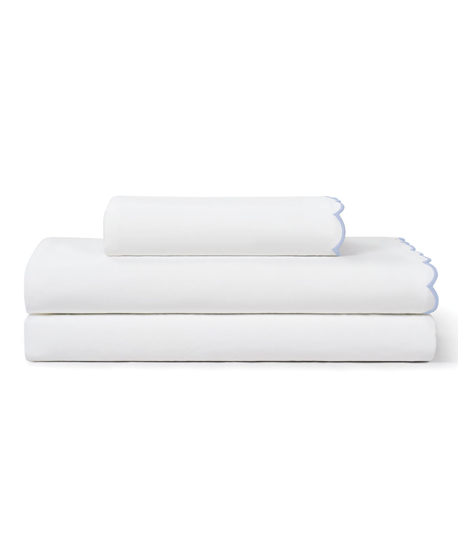 Peri Home Scallop 300-Thread Count Cotton 3-Pc. Sheet Set, Twin