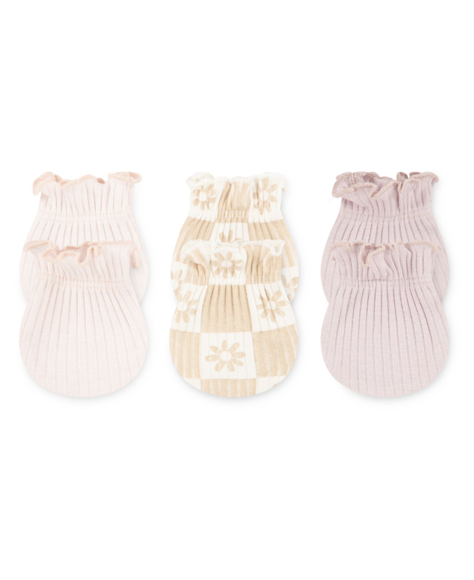 Huggies Baby Girls' Warmth Mittens, 3-Pack Set
