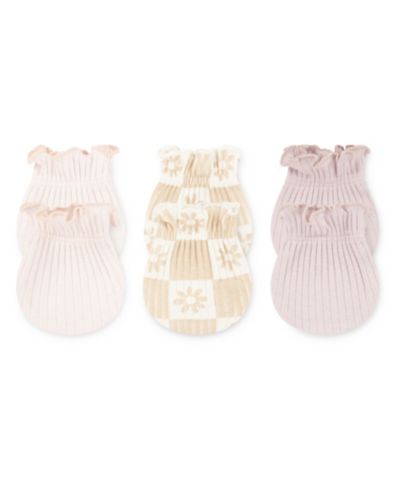 Комплект теплых варежек Huggies для девочек, 3 шт.