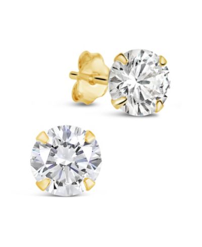 Серьги-гвоздики Sterling Forever Sterling Silver 6mm CZ