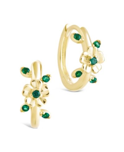 Серьги-кольца Sterling Forever Cambrie Micro Hoops из стерлингового серебра