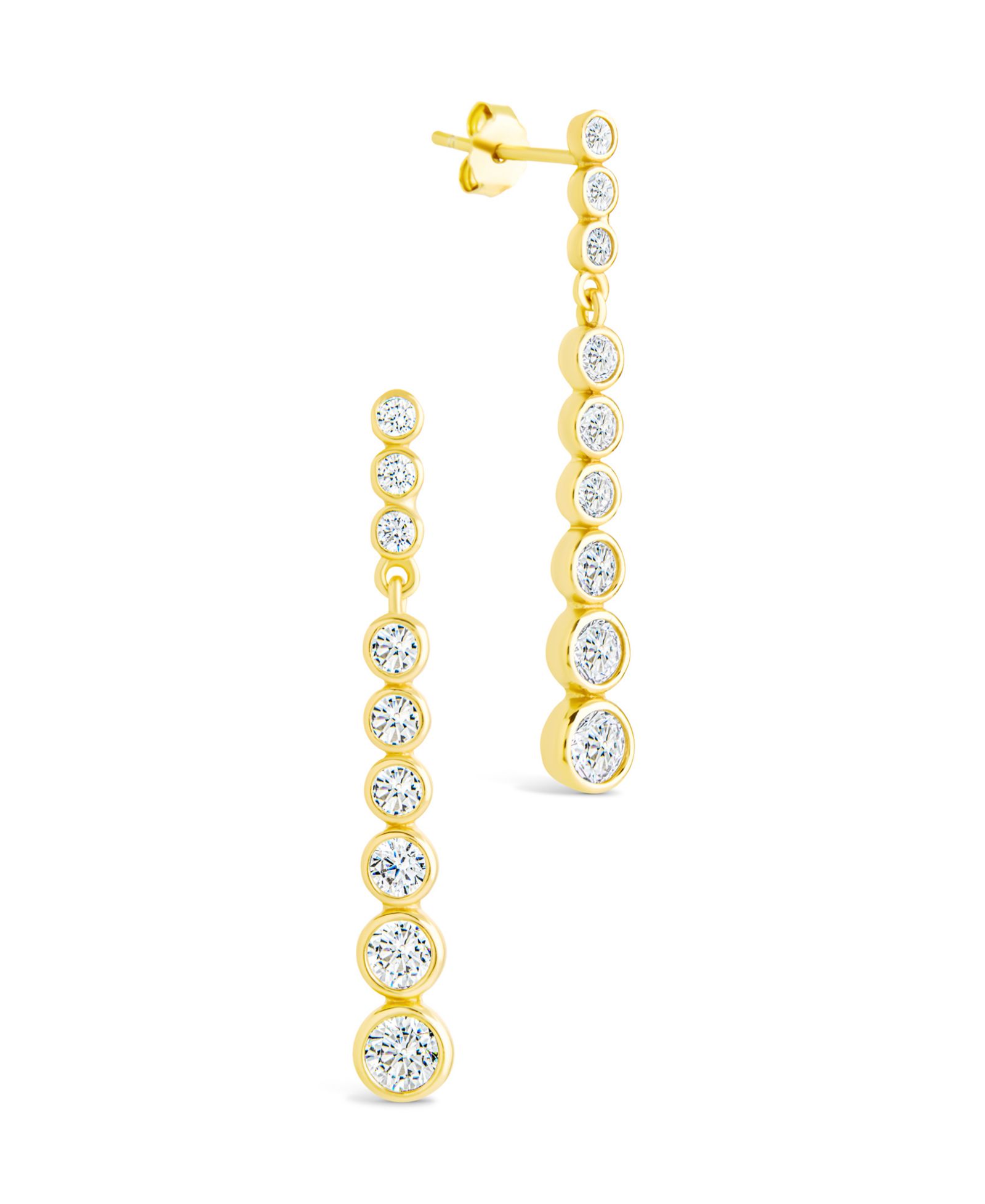 Серьги Sterling Forever Ianthe с цирконием в стерлинговом серебре