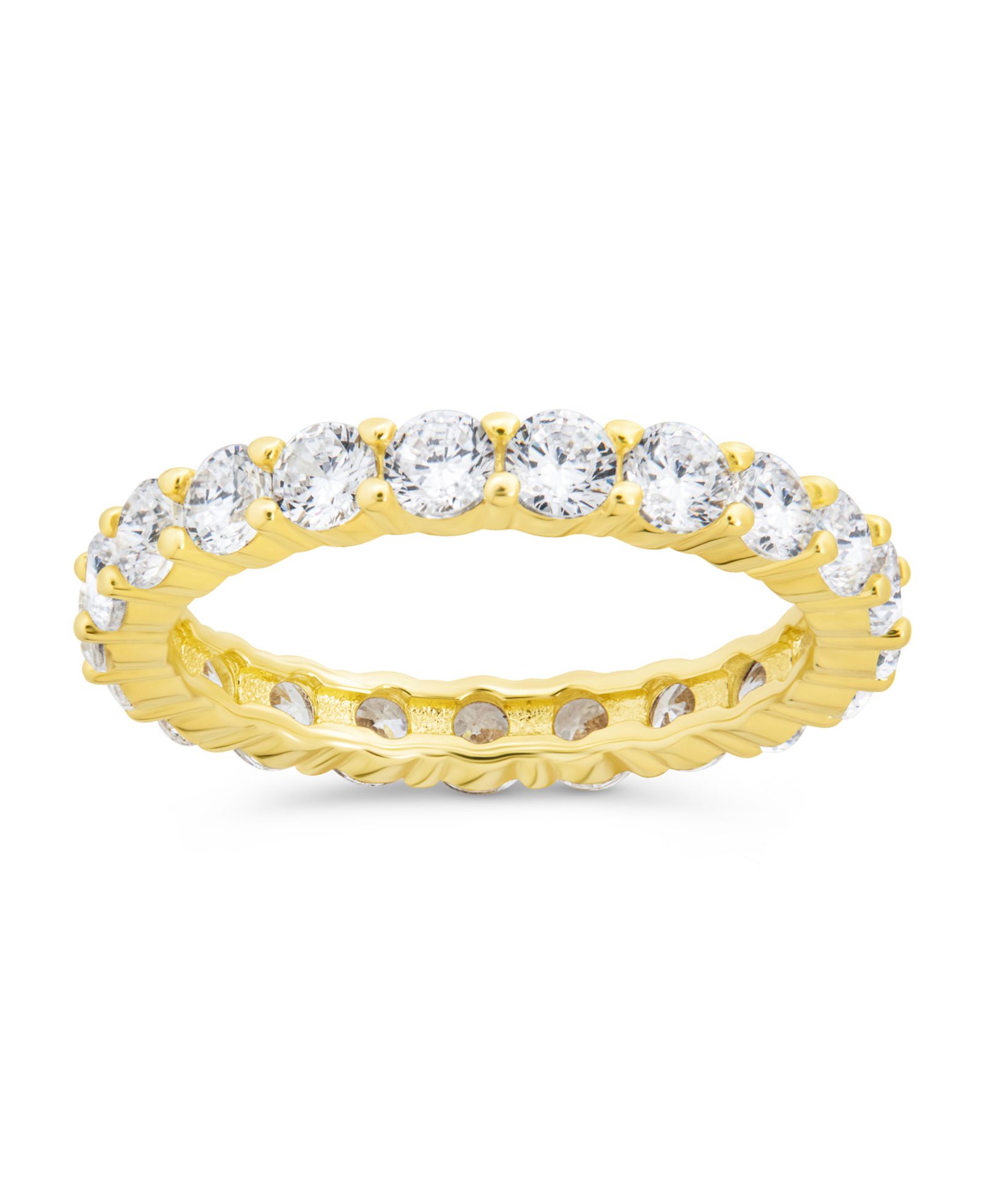 Sterling Forever Gracie Cubic Zirconia Eternity Ring