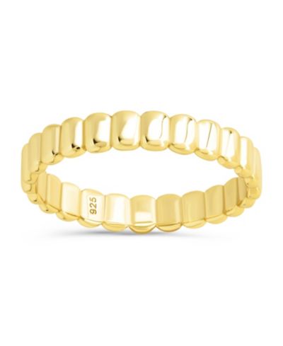 Sterling Forever Stacey Textured Band Ring
