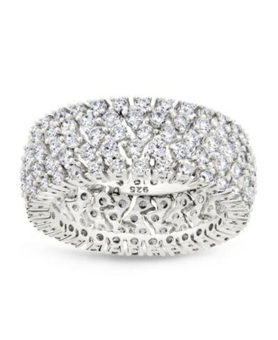 Кольцо для стэкинга Sterling Forever Yvonne Cubic Zirconia
