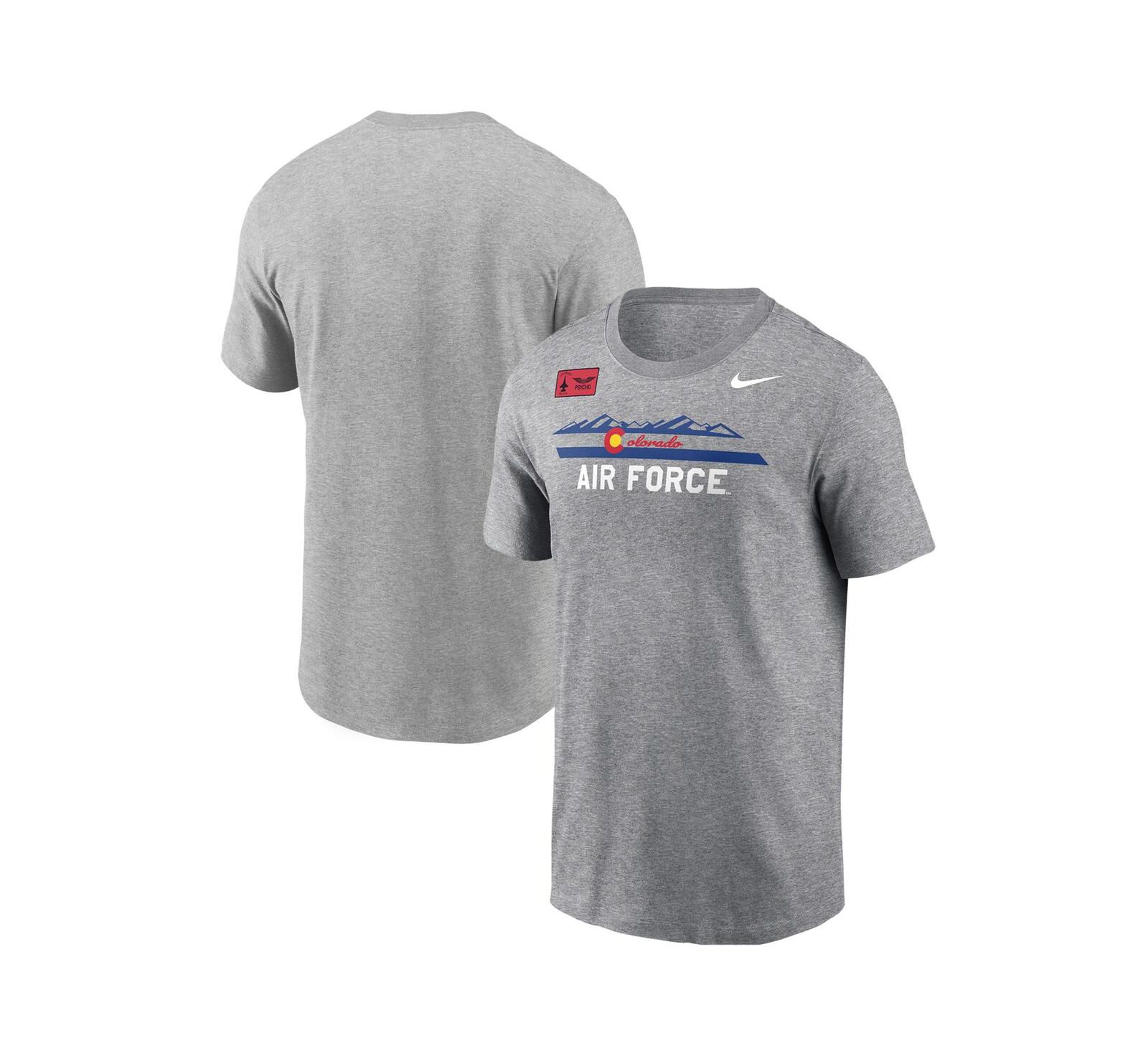 Nike Men's Gray Air Force Falcons APLS Fighting Falcon Collection Rivalry T-Shirt