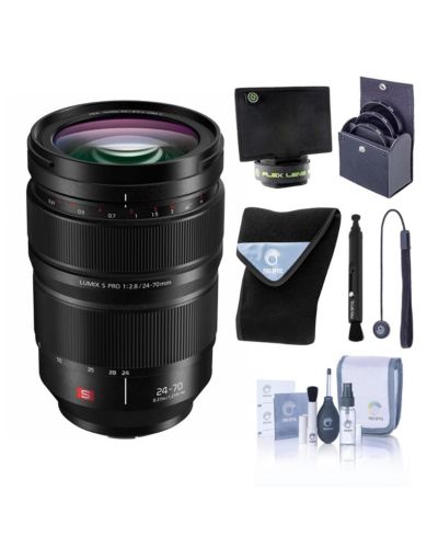 Объектив Panasonic LUMIX S PRO 24-70mm f/2.8, комплект с фильтром 82mm, чехлом, блендой и набором для чистки