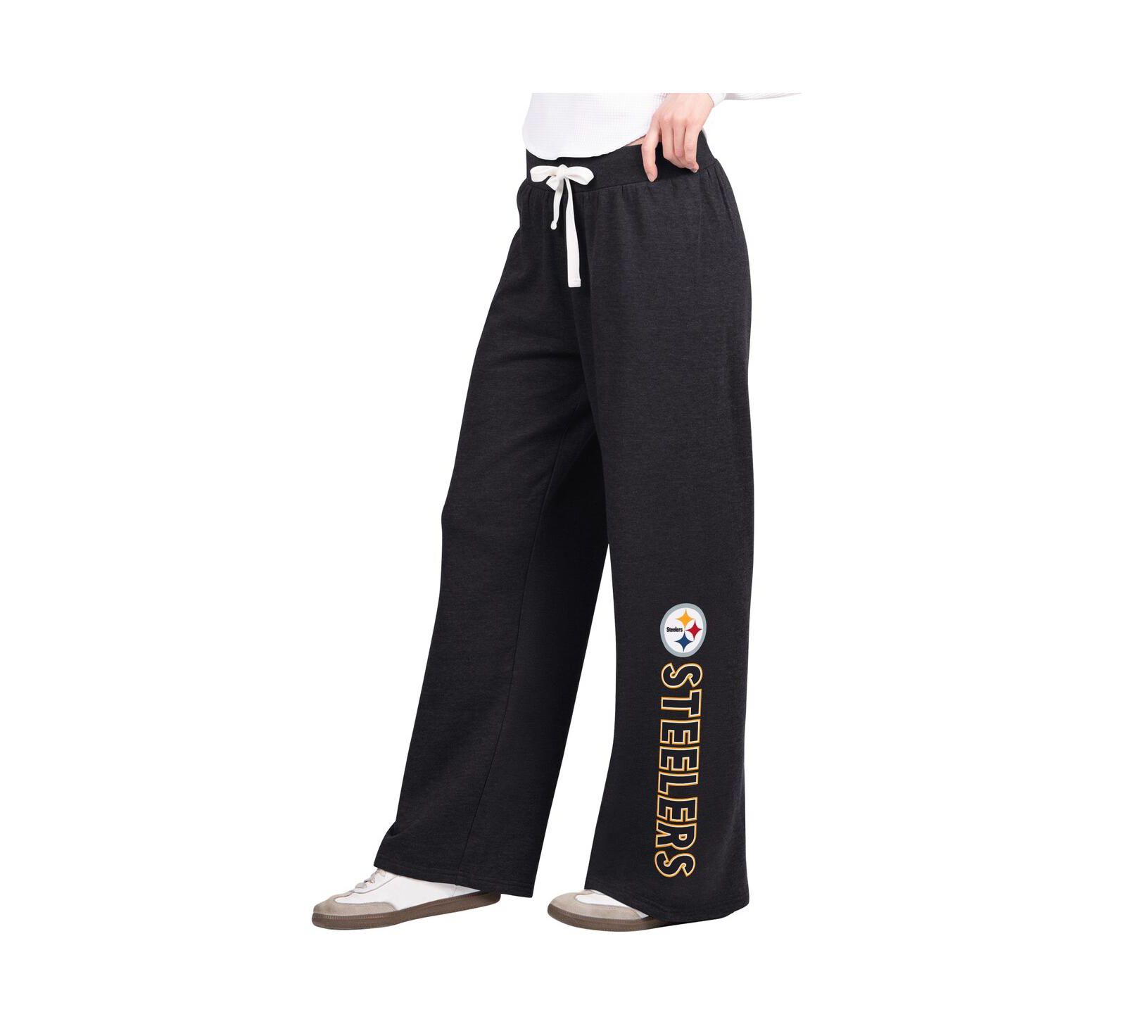 Женские спортивные брюки G-III 4Her by Carl Banks Black Pittsburgh Steelers