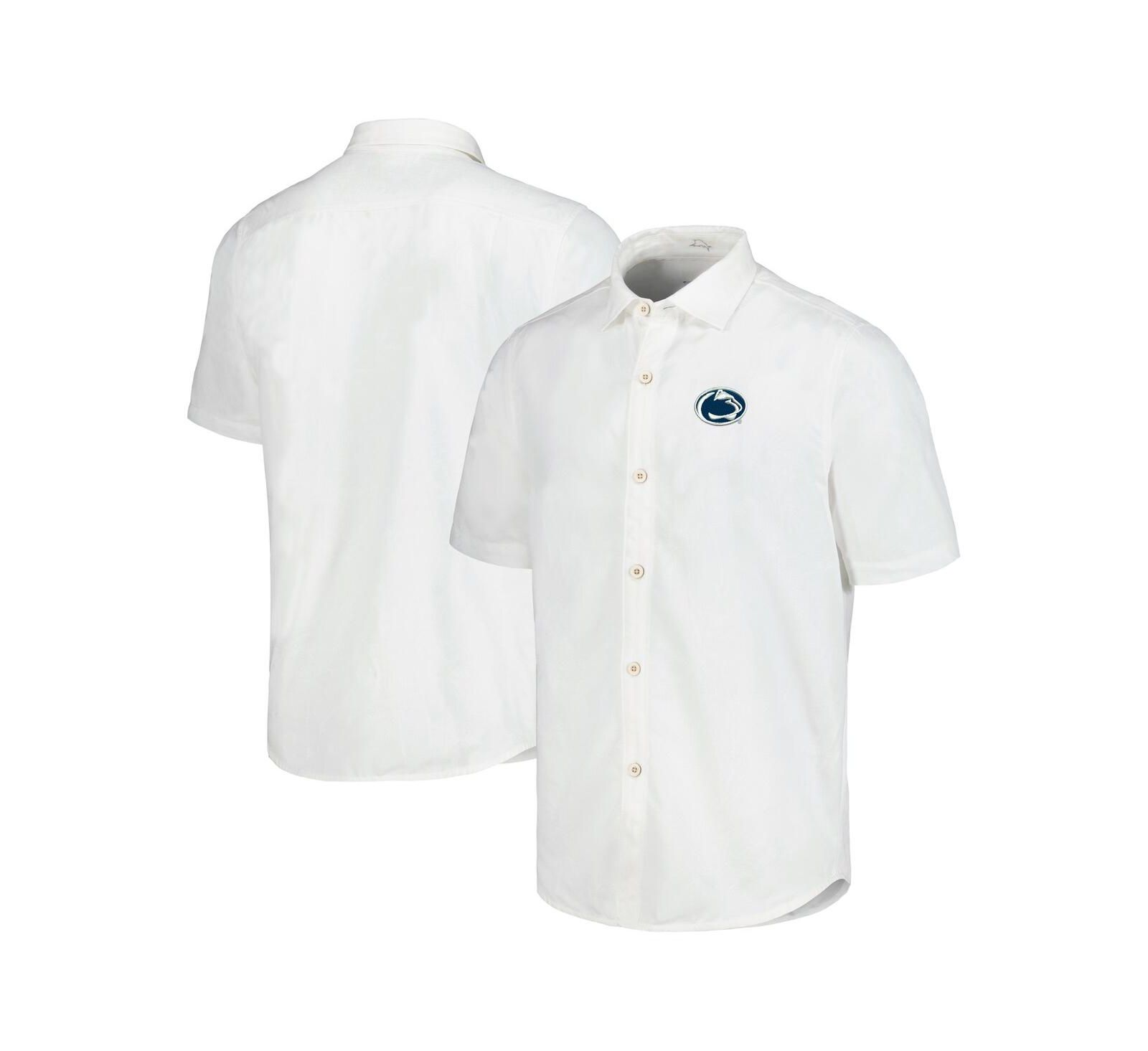 Мужская рубашка Tommy Bahama White Penn State Nittany Lions