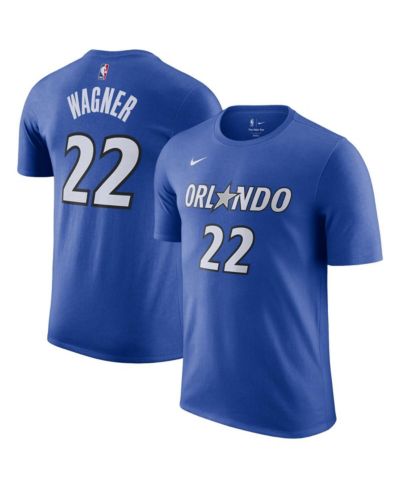 Nike Men's Franz Wagner Blue Orlando Magic Icon Edition Name & Number T-Shirt