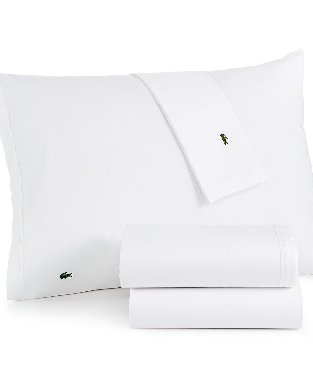 Комплект наволочек Lacoste Home Solid Cotton Percale, Standard
