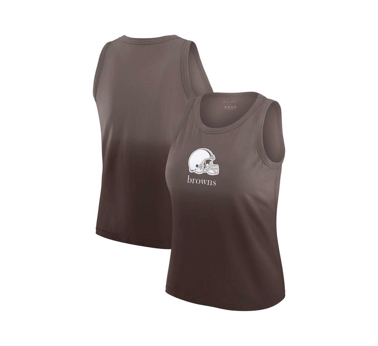Женский топ WEAR by Erin Andrews x Gracie Hunt Cleveland Browns Ombre