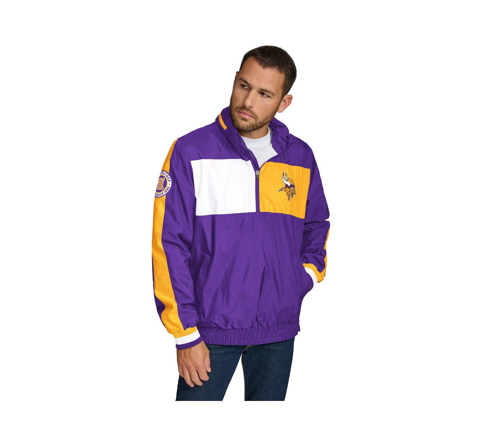Tommy Hilfiger Мужское худи-куртка Minnesota Vikings Gael