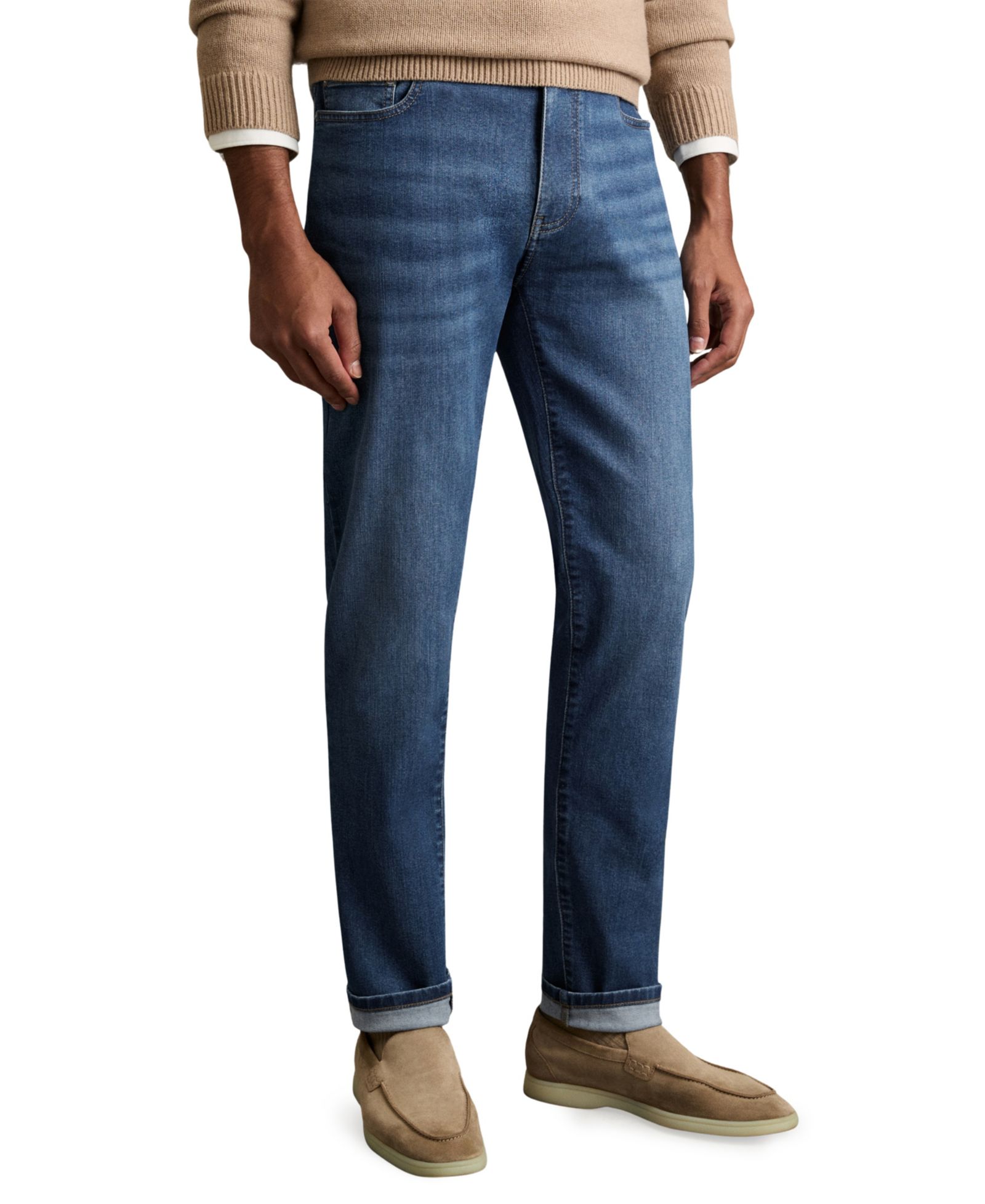 REISS Men's Maddison Tapered Slim-Fit Jeans