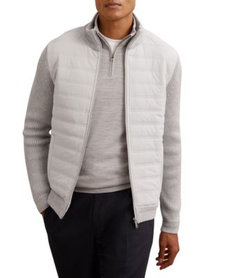 Мужская куртка REISS Townsend Zip Through Funnel Quilted