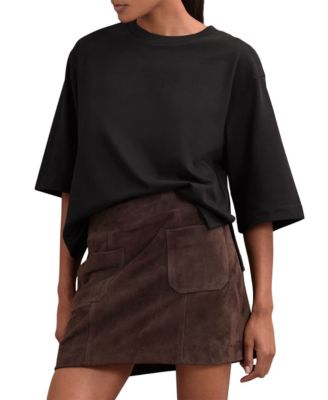 REISS Women's Cassie Oversized T-Shirt