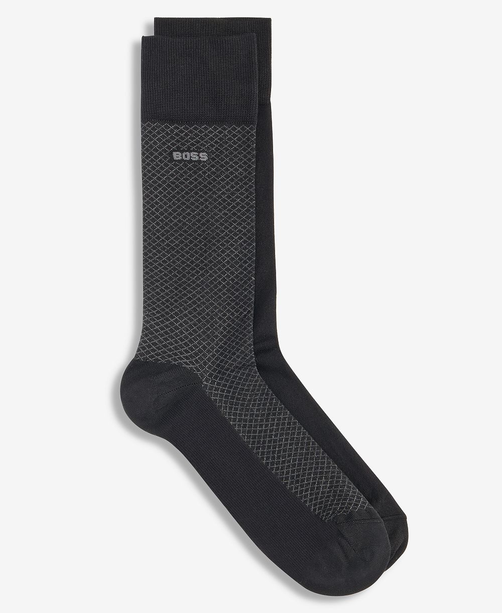 Мужские носки Hugo Boss Mini Logo Detail, 2 шт