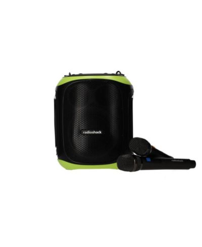 Портативная Bluetooth колонка RadioShack 120W RGB 19800mAh с 2 беспроводными микрофонами