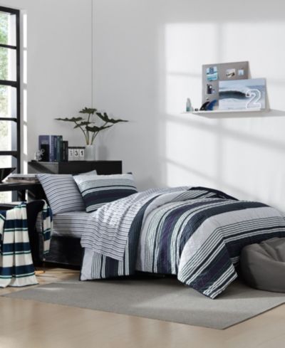 Комплект постельного белья Nautica Lakefront Printed Embossed 6-Pc. Twin/Twin XL