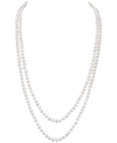 Macy's ожерелье из натурального речного жемчуга Cultured Freshwater Pearl