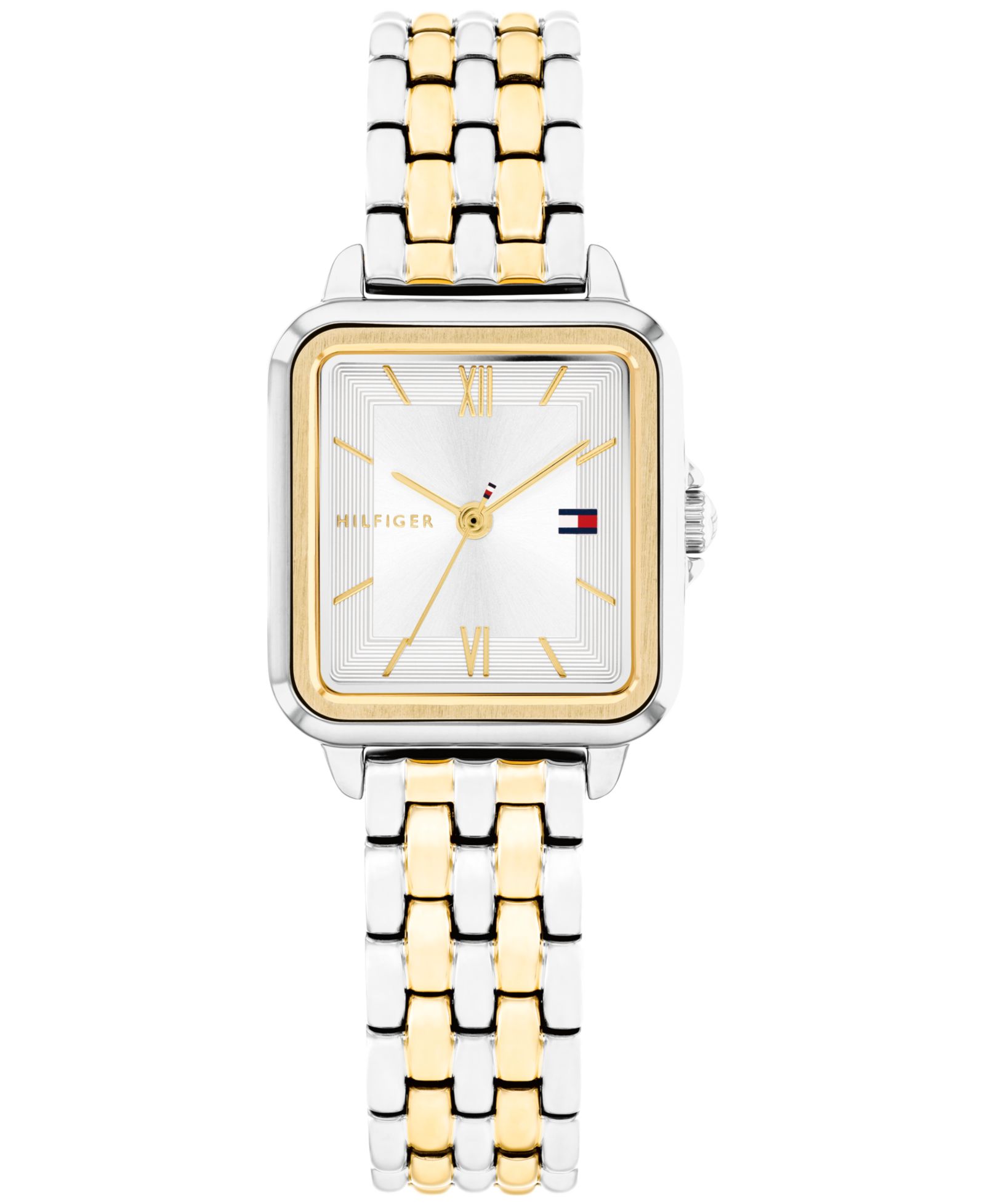 женские наручные часы Tommy Hilfiger Quartz Two Tone Stainless Steel Bracelet 22.5mm
