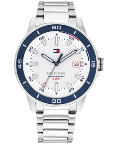 Мужские кварцевые часы Tommy Hilfiger Museum Classic, стальной цвет, 43mm