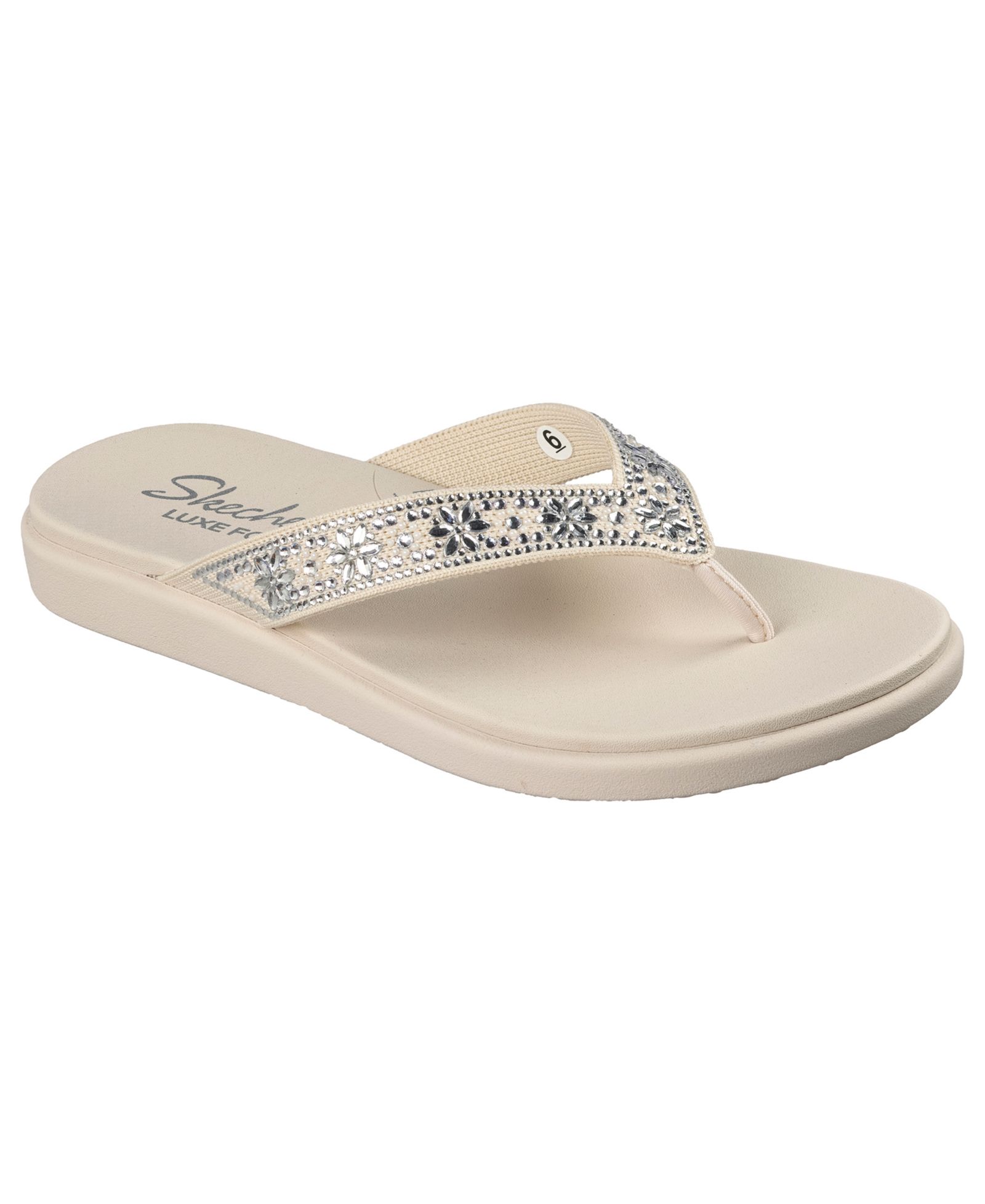 Skechers Women's Meditation Luxe - Sunny Glow Flip-Flop Thong Sandals from Finish Line