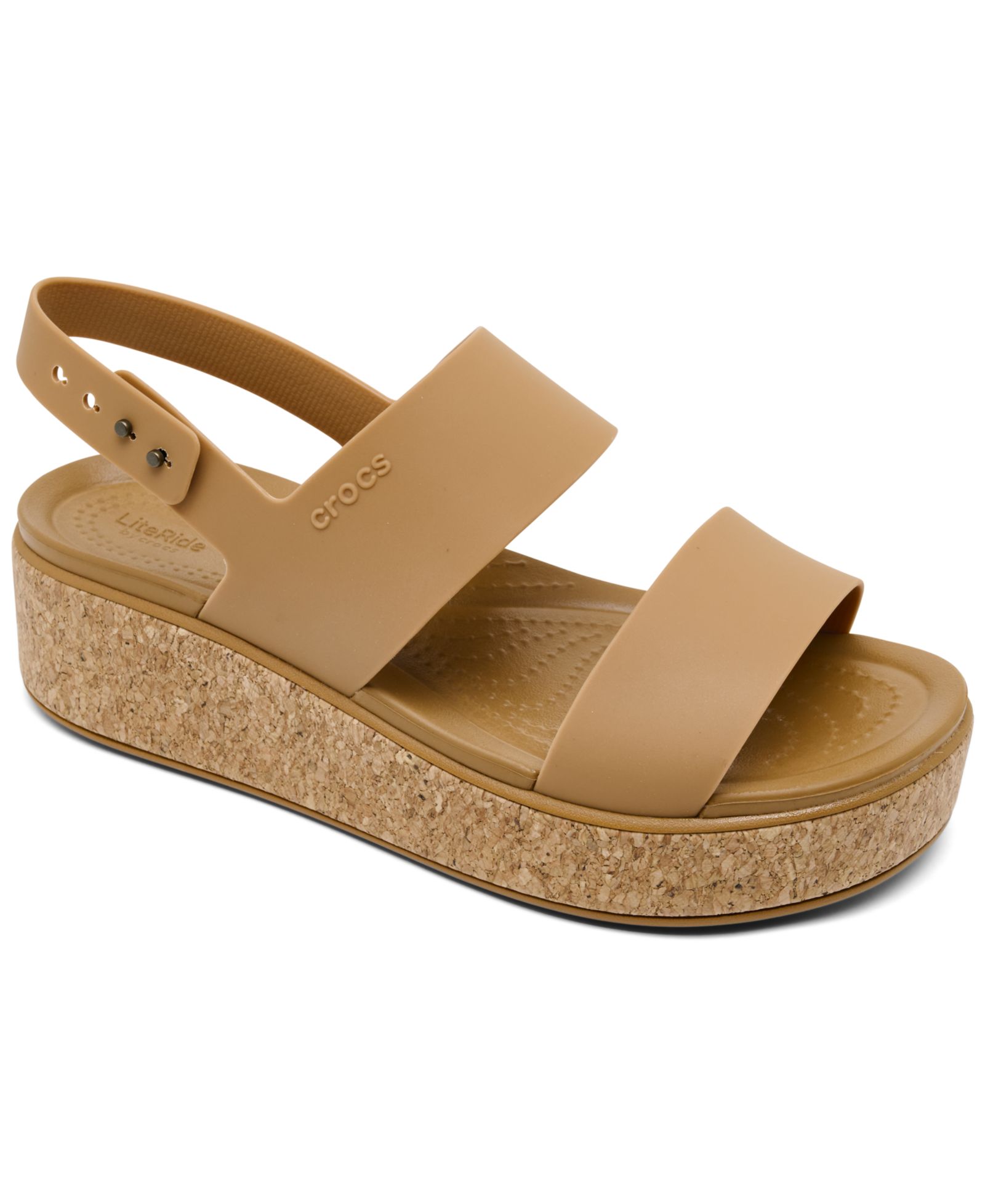 Crocs Женские сандалии Brooklyn Cork Low Wedge