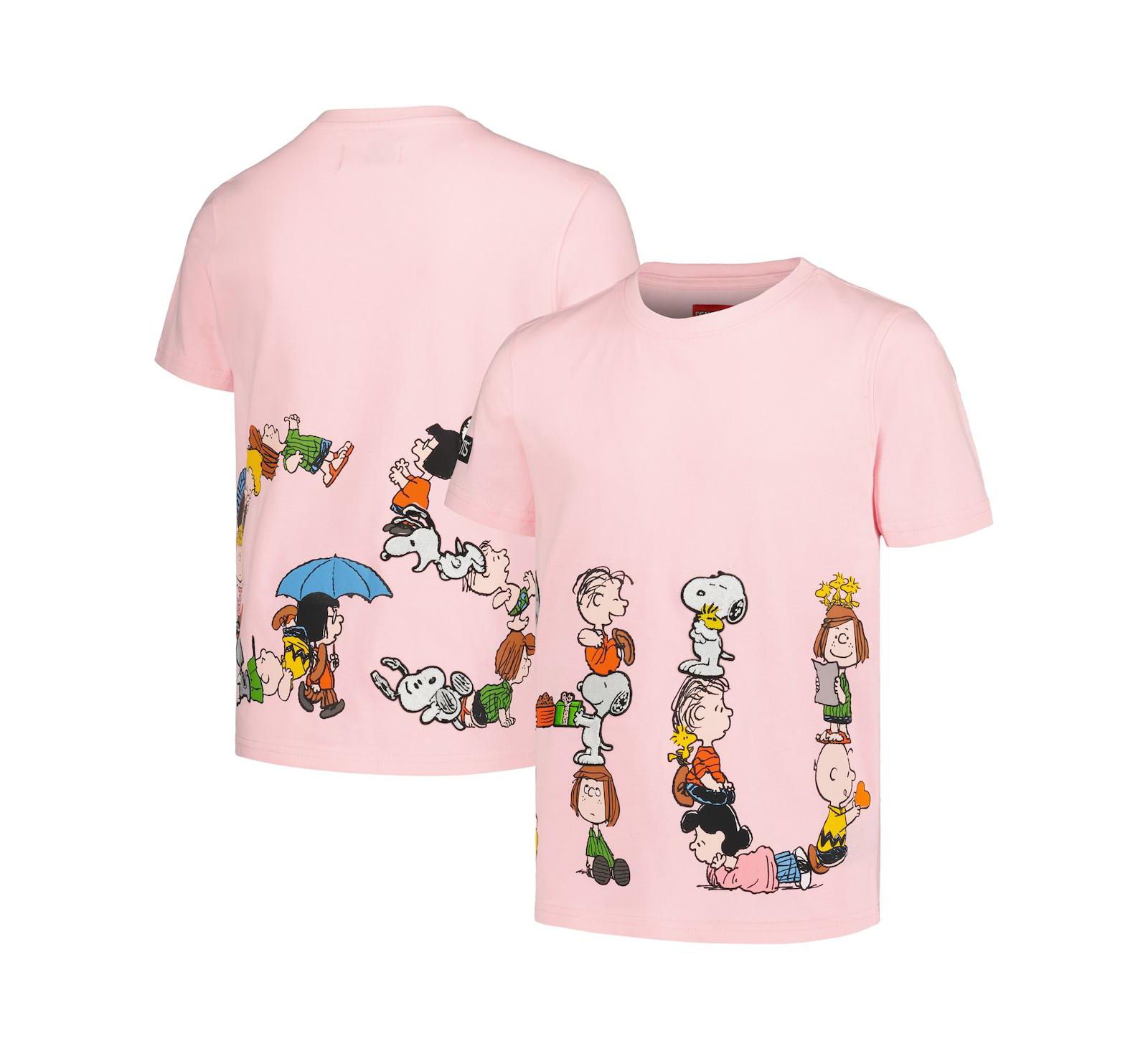 Детская футболка Freeze Max Pink Peanuts Hugs Squad