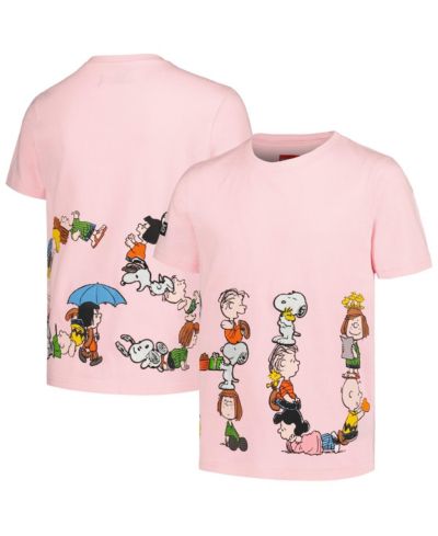 Детская футболка Freeze Max Pink Peanuts Hugs Squad