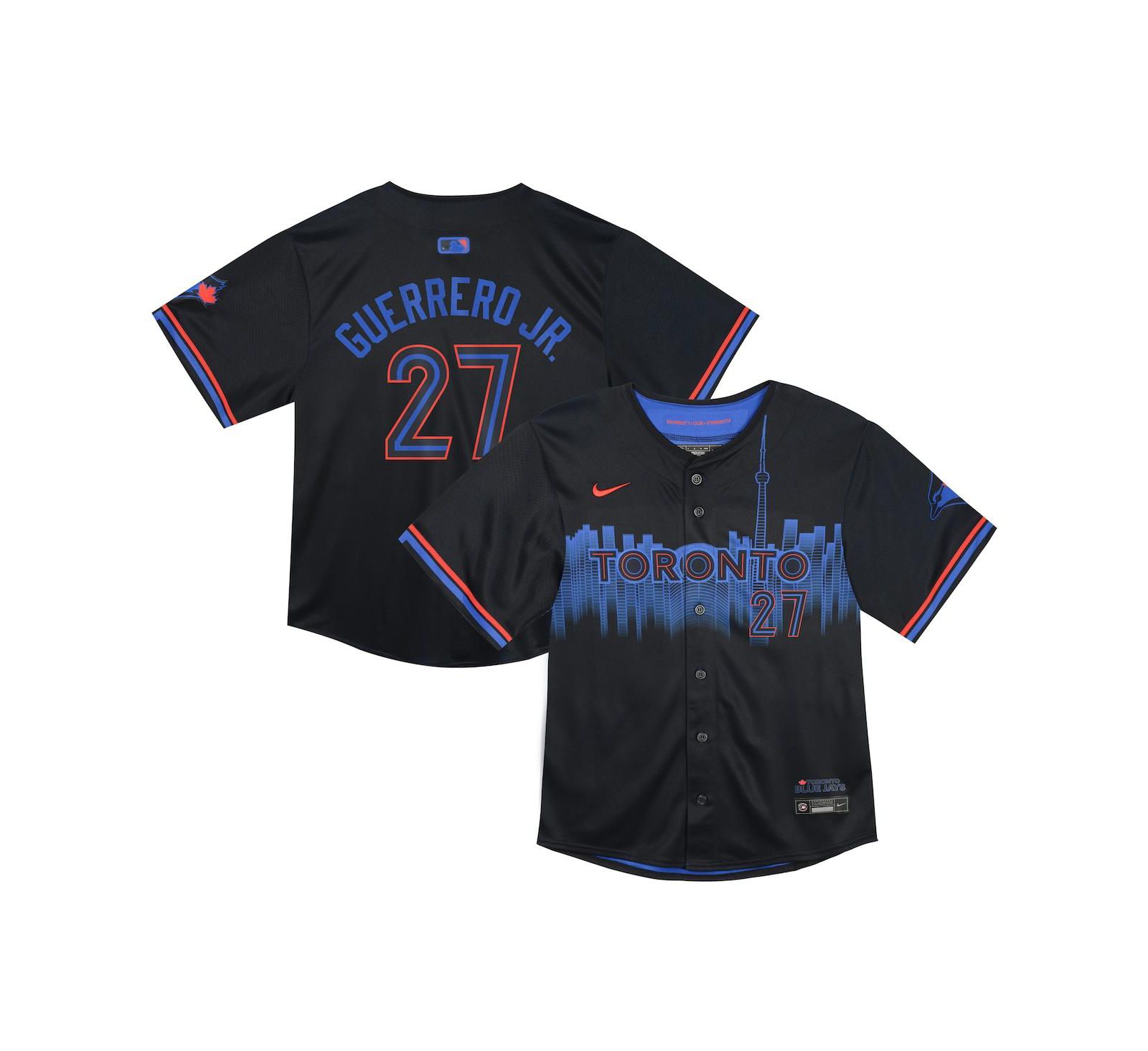 Детская джерси Nike Toronto Blue Jays 2024 City Connect Limited Vladimir Guerrero, темно-синяя