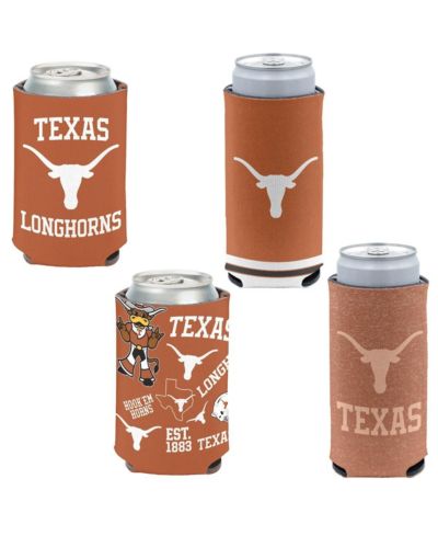 Набор охлаждающих чехлов для банок Wincraft Texas Longhorns, 4 шт., 12oz.