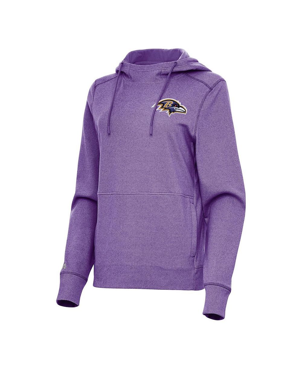 Antigua Женский худи Pullover Hoodie Heather Purple Baltimore Ravens Justice