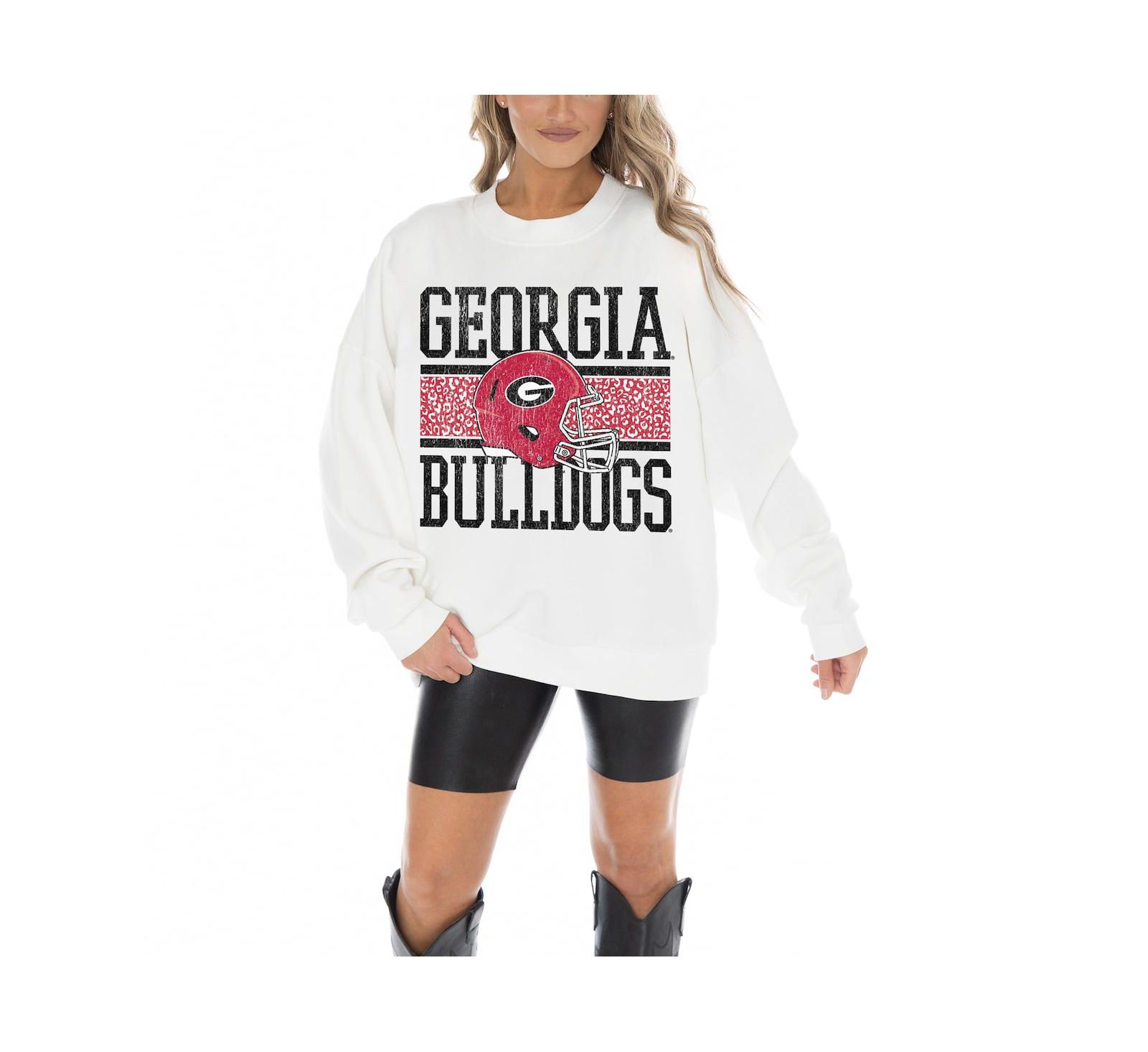 Женское свитшот Gameday Couture White Georgia Bulldogs Fair Catch Pullover