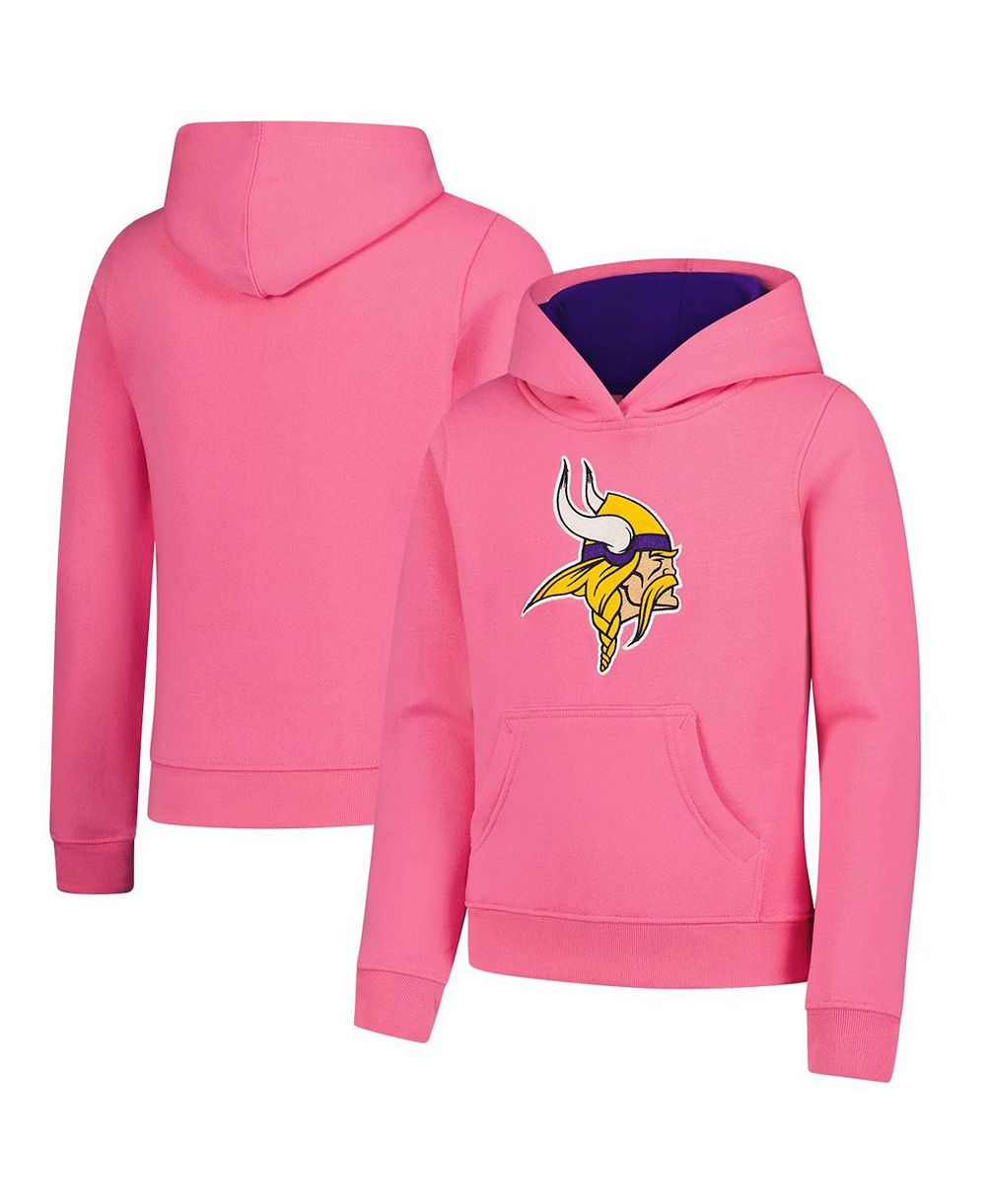 Outerstuff худи Minnesota Vikings Prime розовое для мальчиков и девочек