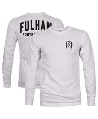 1863FC мужская футболка с длинным рукавом с дугой Fulham Team Silver