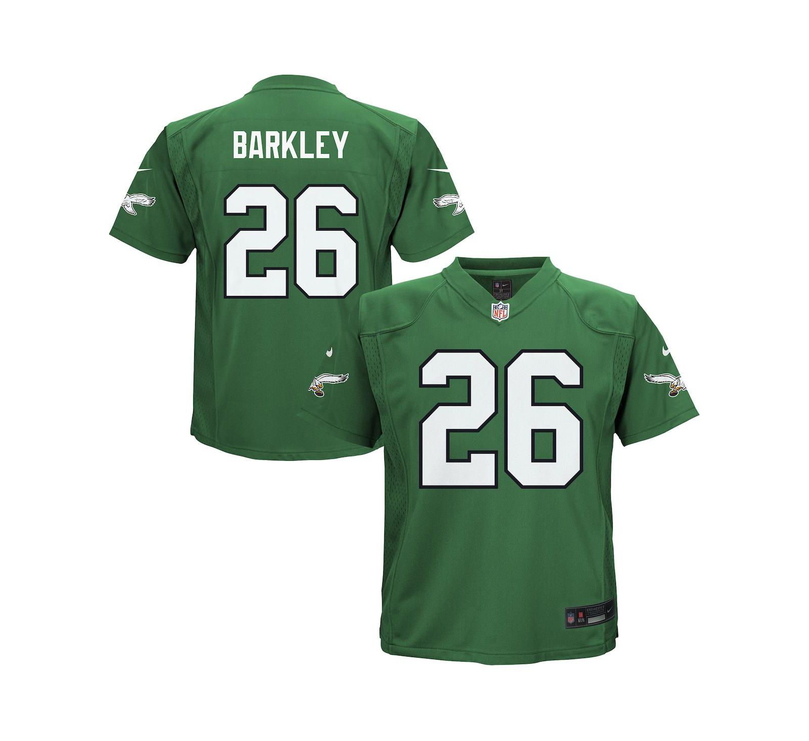 Nike Детская джерси Saquon Barkley Philadelphia Eagles, Kelly Green