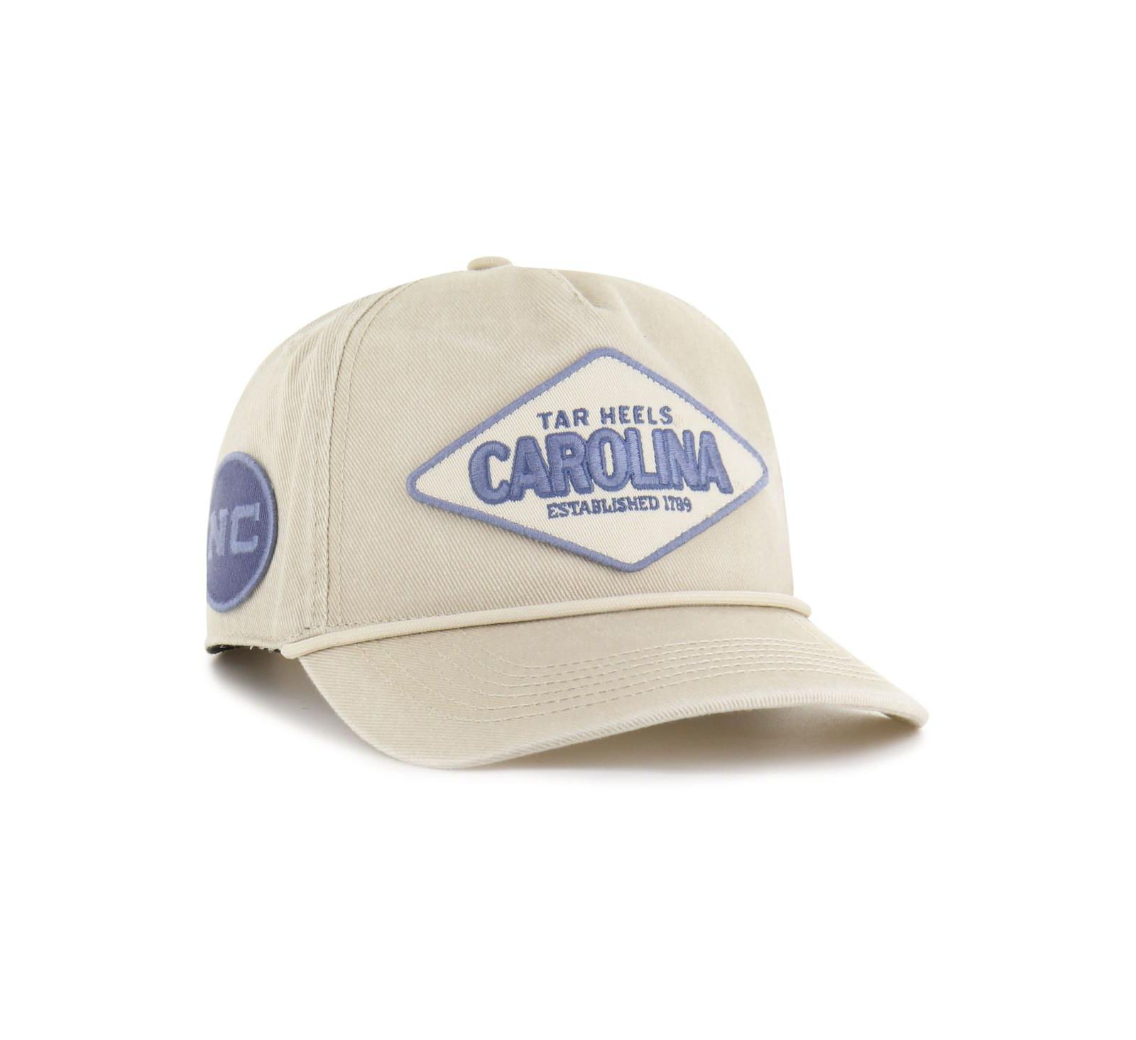 Мужская и женская регулируемая кепка '47 Brand North Carolina Tar Heels Outdoorsmen Cairn Hitch