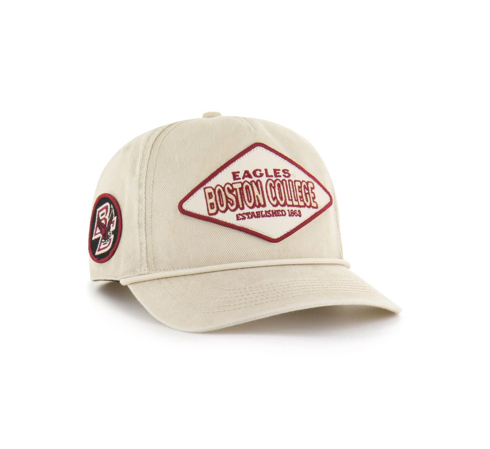 Регулируемая кепка '47 Brand для мужчин и женщин Cream Boston College Eagles Outdoorsmen Cairn Hitch