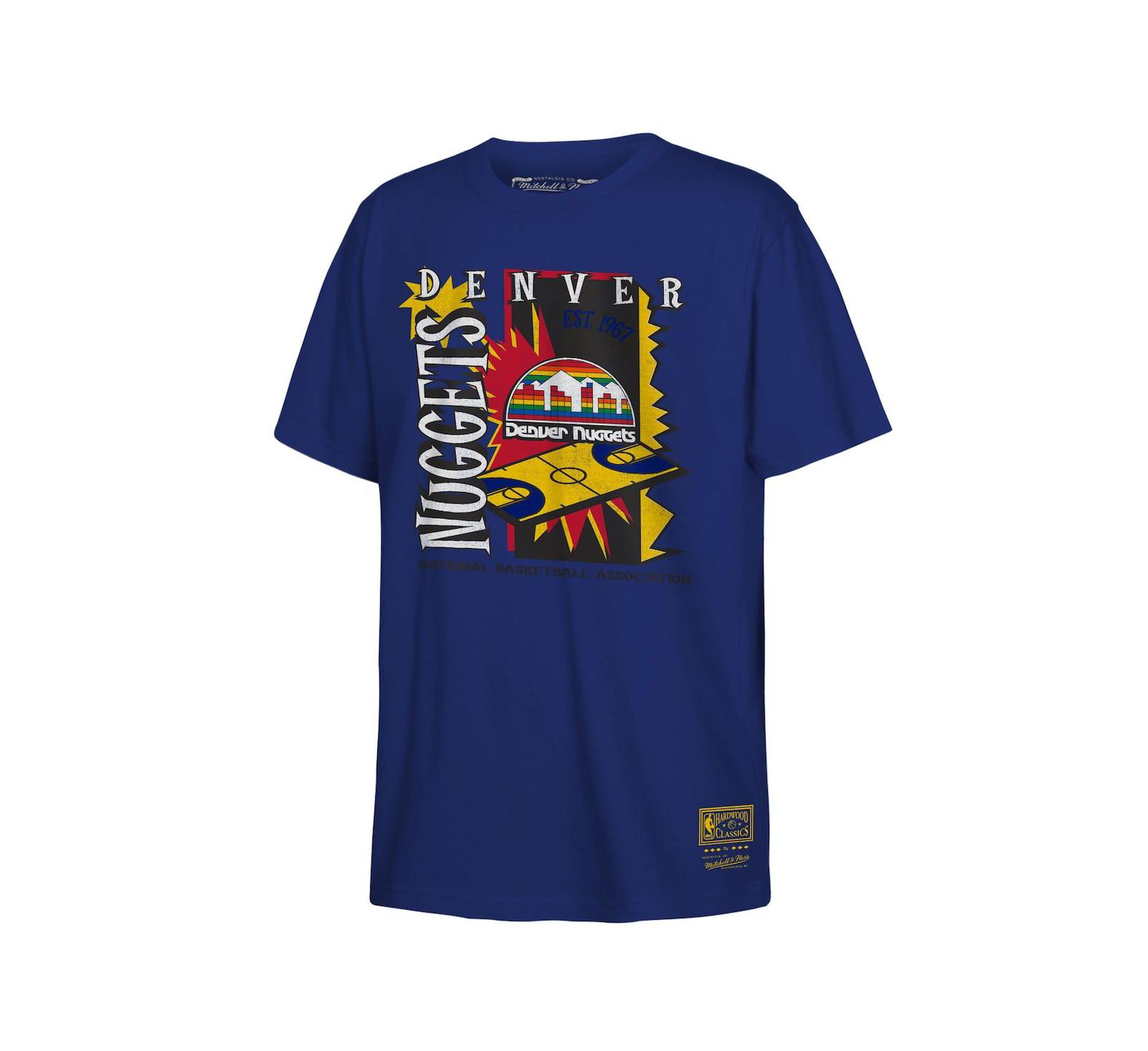 Mitchell & Ness футболка-постер Royal Denver Nuggets Retro '90s для детей и подростков