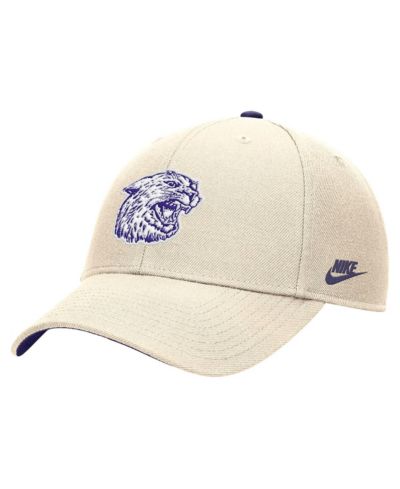 Мужская кепка Nike Natural Kansas State Wildcats Rise, регулируемая