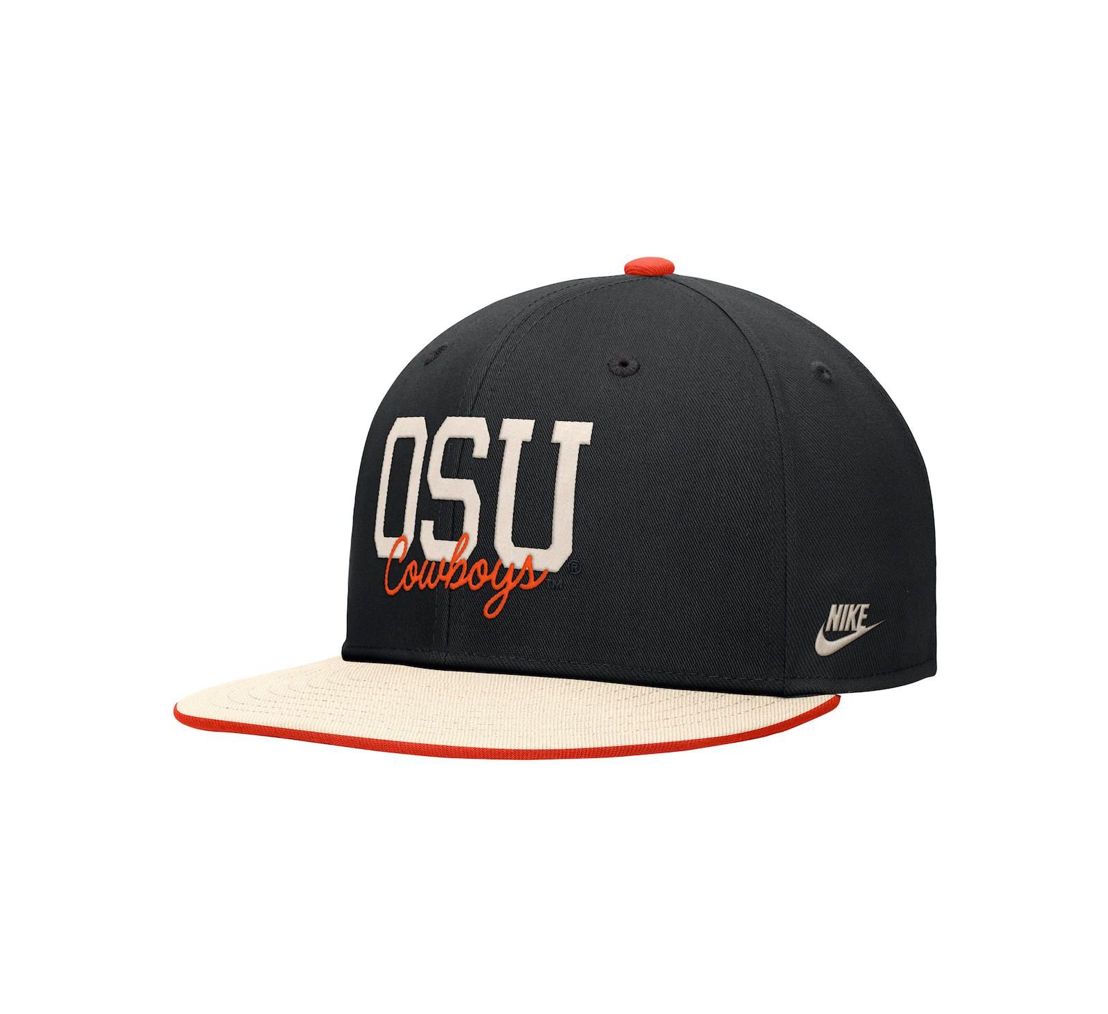 Мужская кепка Nike Black Oklahoma State Cowboys Script Pro Dri-FIT Snapback