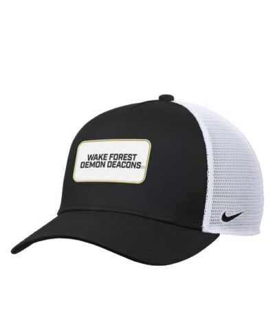 Мужская кепка Nike Wake Forest Demon Deacons 2025 On-Field Rise Trucker Performance Adjustable