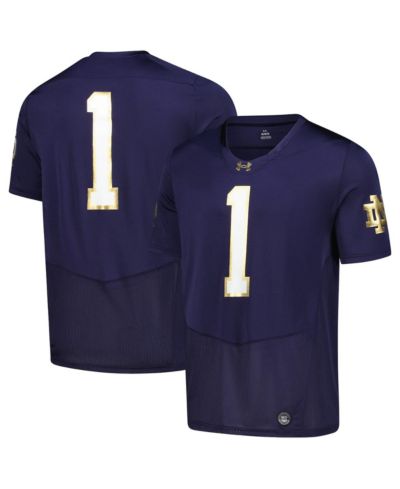 Under Armour Мужская джерси Notre Dame Fighting Irish Navy
