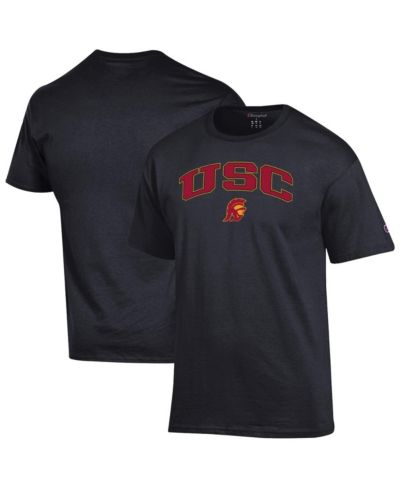 Champion Men's Black USC Trojans Arched Logo T-Shirt
