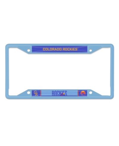 Wincraft Colorado Rockies 2025 City Connect Laser Cut Metal License Plate Frame
